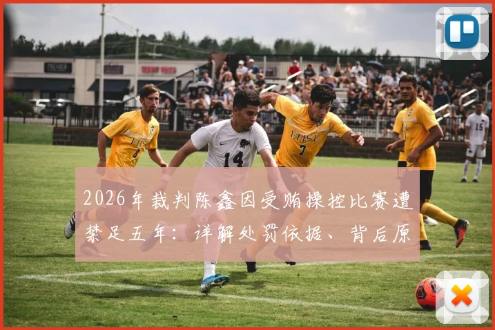 2026年裁判陈鑫因受贿操控比赛遭禁足五年：详解处罚依据、背后原因及行业警示
